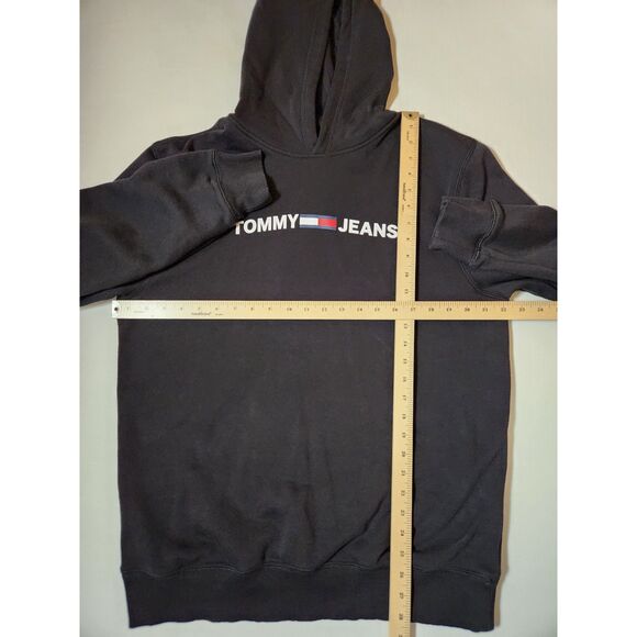 Tommy Jeans Pocketless Hoodie Men's size Medium Black - Picture 3 of 9